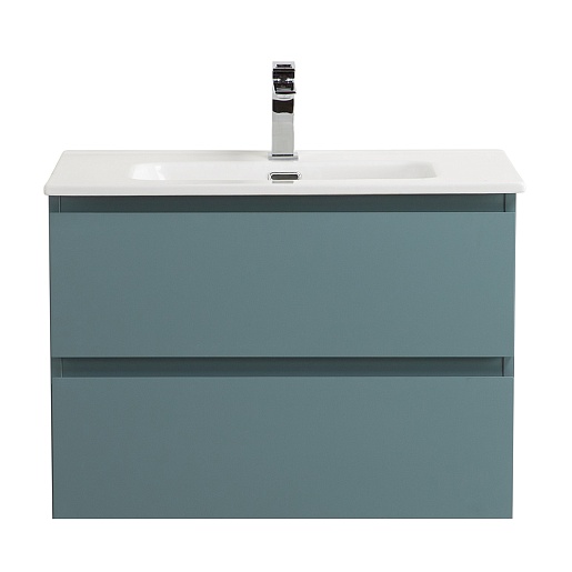 BelBagno Тумба с раковиной Kraft 39-70 подвесная Голубой матовый с раковиной BB700/390ETL – фотография-2